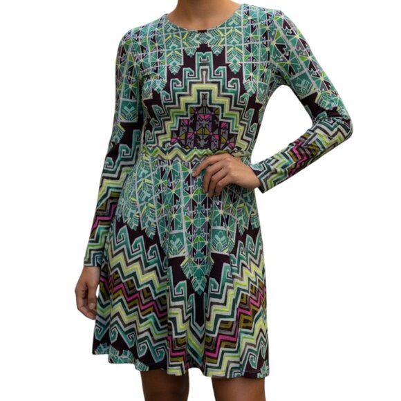Mara Hoffman geometric print dress - Picture 1 of 10